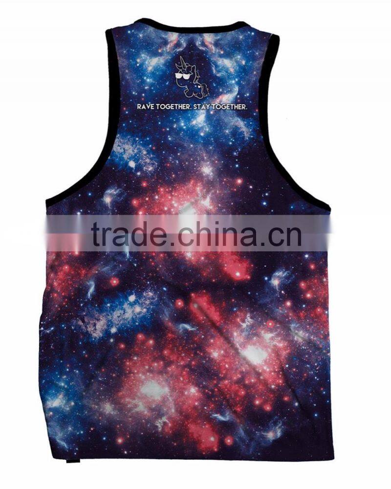 camo sublimated running singlet