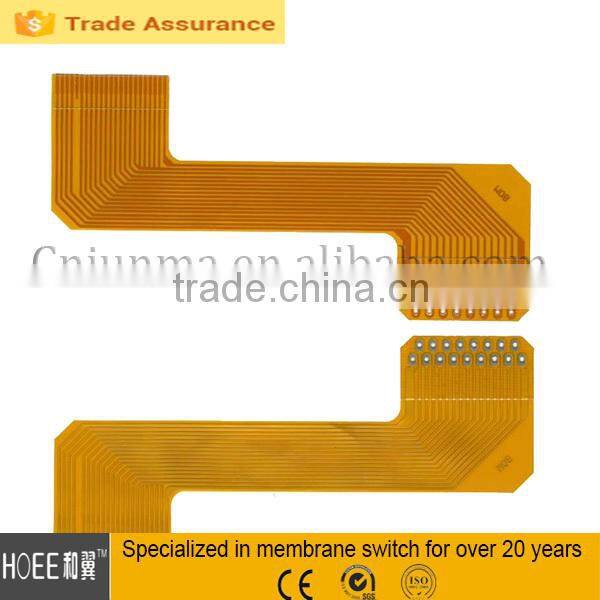 China professional supplier for custom membrane keypad/keyboard with rubber keypad FPC