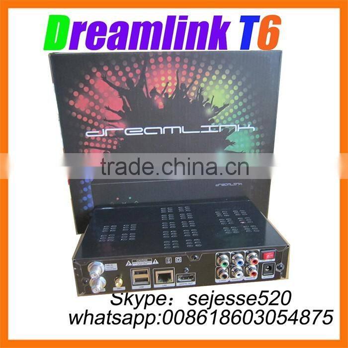 New arrival Dreamlink T6 Turbo 8psk+IPTV for north america in stock