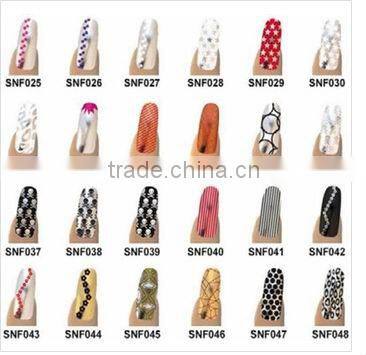 2014 Artificial Fingernails Nail tips/fashion nail art tips trio manicure nail art triple dappen dish