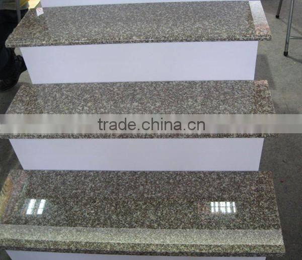Chinese Natural Polished White Granite Stair