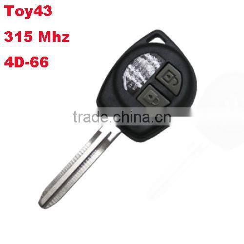 Best price Suzuki SWIFT remote key with ID46 chip 315Mhz