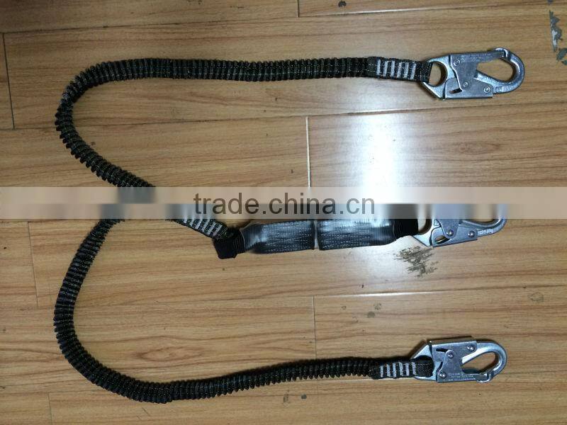 "Y"Type, Elasticated Safety Lanyard for fall protection