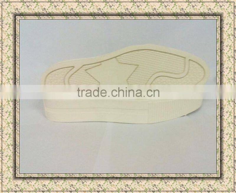 2016 fashion cheap new product rubber durable shoe sole material