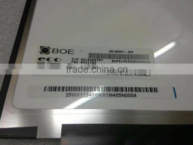 12.5 Inch colour TFT LCD with LCD backlight/Anti-glare surface HB125WX1-200 Monitors