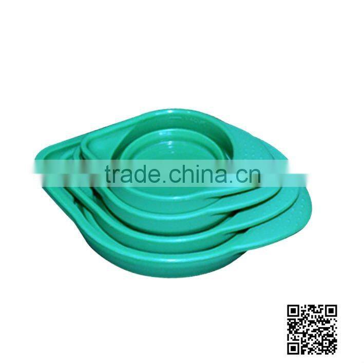2014 Nesting Silicone Collapsible Measuring Cup With FDA and LFGB Approval