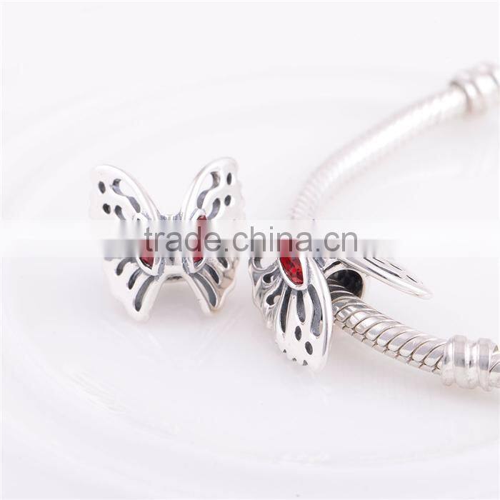 Latest Design Beads Necklace Butterfly Charms Fit Bracelet Jewellery