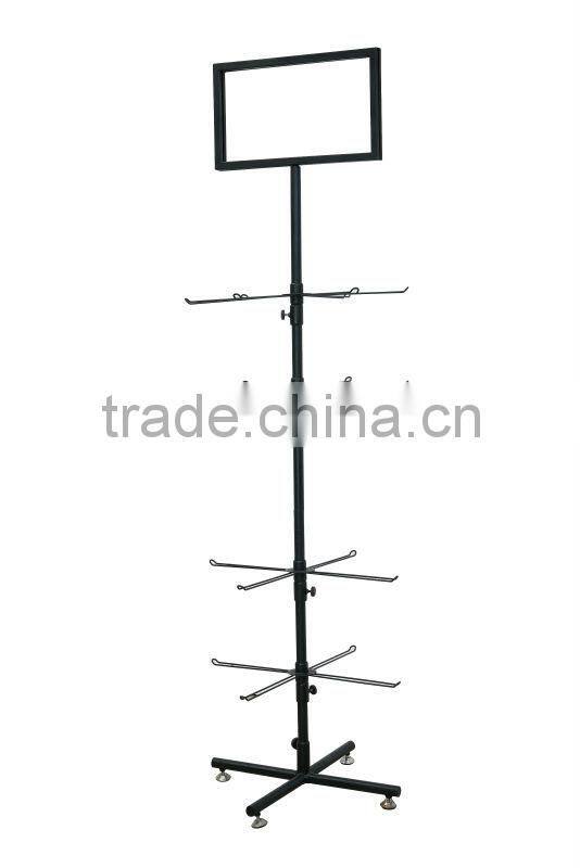 spinner display rack /wire display spinner rack /metal hanging display racks HSX-S144