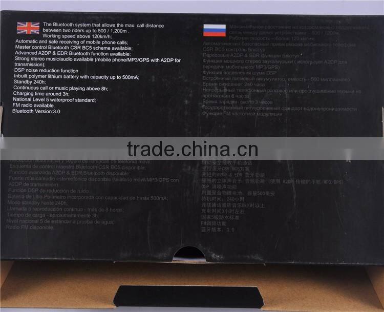 2016 NEW V4 made in china bluetooth headset Full Duplex BT Interphone FM speaker bluetooth