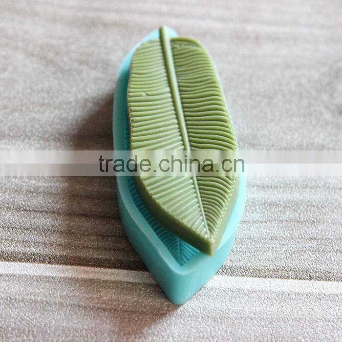 Leaf Shape Baking Cake Mold Silicone , DIY New Cookie Soap Mould, 3D Silicone Rubber Cake Molds
