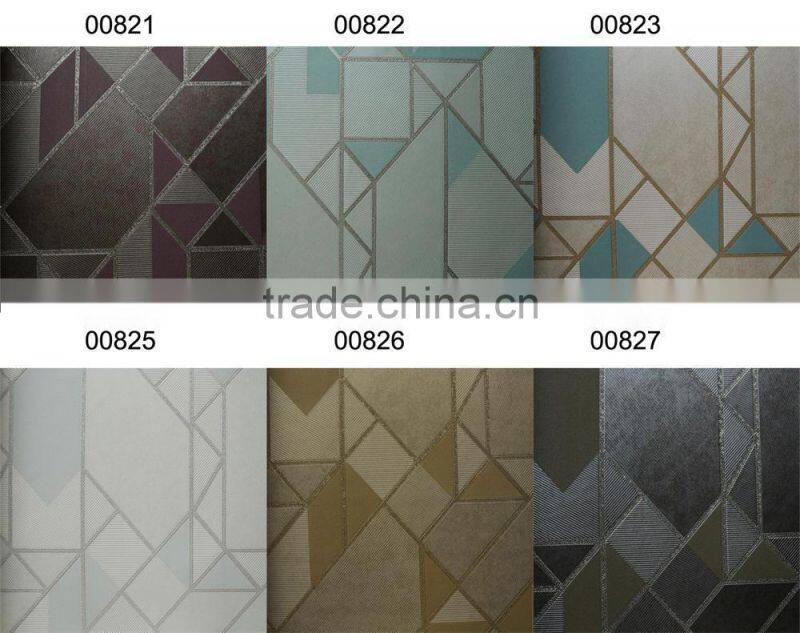 modern pvc wall paper/home decor wallpapers for office walls