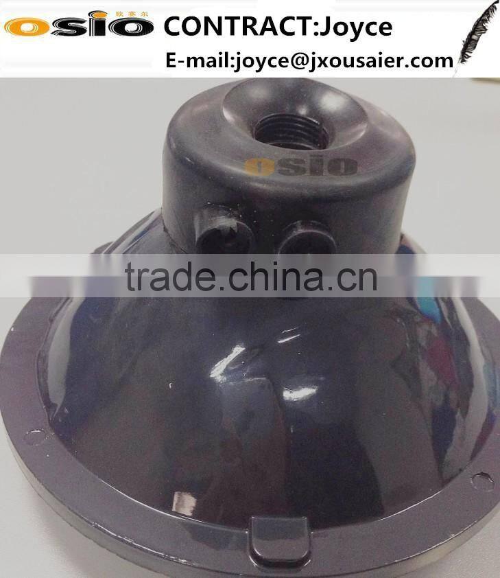 7 inch Round BMC with Hold Crystal Iron Auto Halogen Semi Sealed Beam Headlight Install H4 Bulb