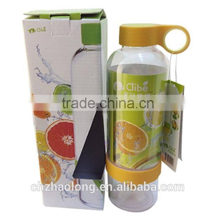 hot selling bpa free fruit infuser water bottle food grade promotional tritan fruit infuser