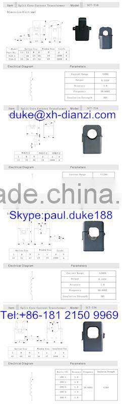 0.333V output clip-on sensor split-core ct