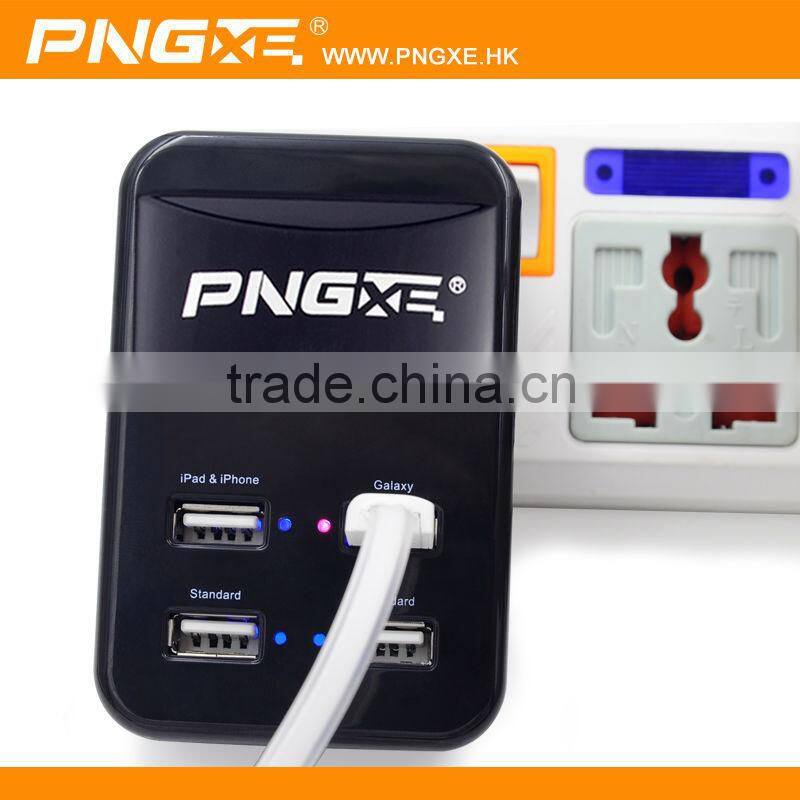 Wholesale 5V 2.1A+1A Universal Portable Dual USB Travel Charger Adapter For All Mobile Device