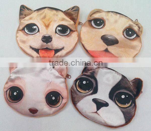 Creative Dog Cat-people Fabrics Unisex Coin Wallet Wholesale ZTCW-0027
