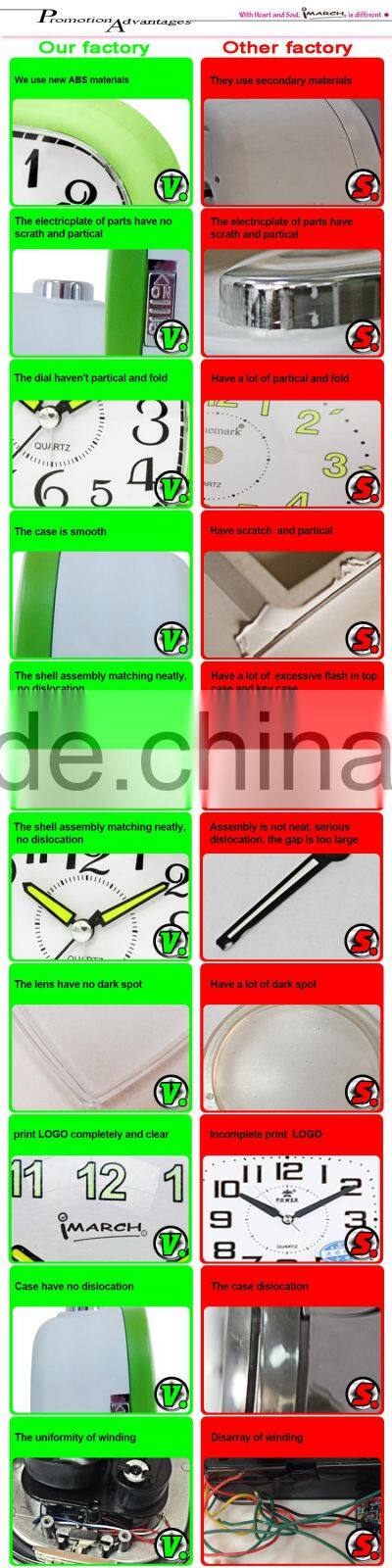 BM12002 table alarm clock / bell alarm clock