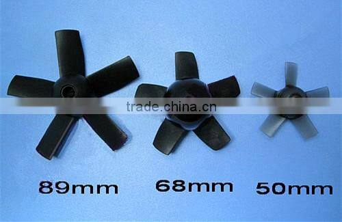 RC Accessories 5 Blade Ducted Fan Propeller 50mm/68mm/89mm Propeller For Fixed-wing RC Aircraft