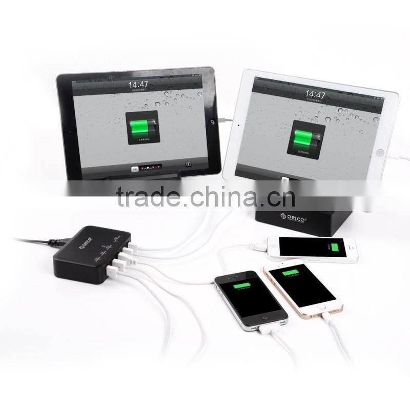 DCAP-5S 50W/5V 10A 5 port turbo usb charger smart 5 port usb charger