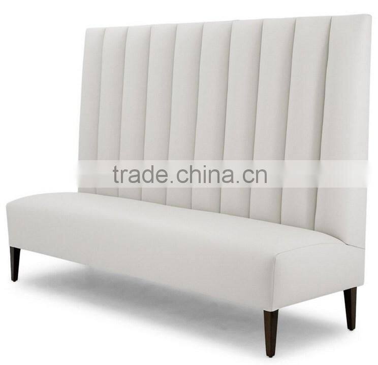 Elegant style leather booth sofa banquette seating restaurant booths for sale