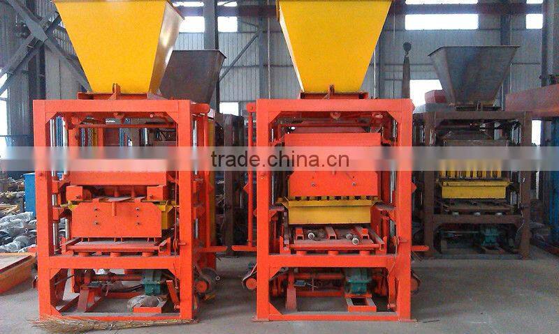 QHL4-25 semi auto brick making machines
