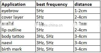 Q switch nd yag tattoo scar removal laser machine