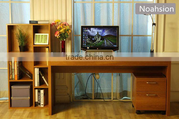 55 High quality wooden computer table with shelf for promotion