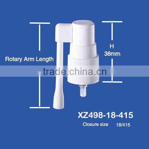 20ml 0.7oz Long Thin Tall Plastic HDPE Throat Spray Bottle with Rotatable Rod