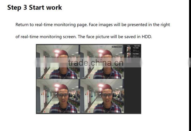 2016 Onvif 8ch/16ch/32ch face recognition nvr support poe