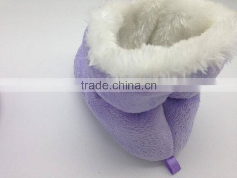Soft Sole Purple Baby Booties Baby Snow Boots Shoes