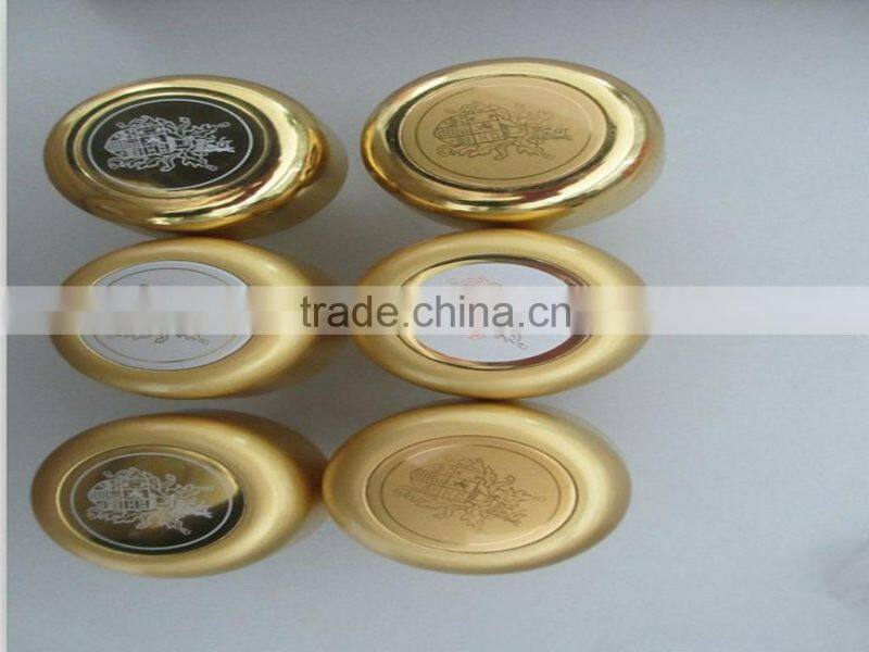 Factory offer Zinc Alloy Metal Screw Wine Bottle Caps, Champagne bottle caps