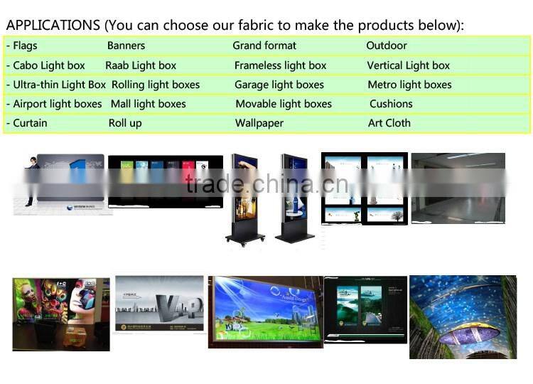 white twill polyester display oxford fabric for digital printing