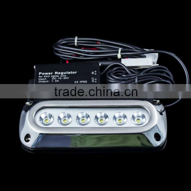 Tempered Glass IP68 All Stainless Steel Thicker LED Underwater Lamp