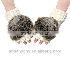 winter custom fashion kid knit gloves child gloves
