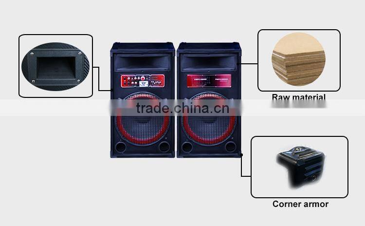 150W Power Woofer Speaker High Quality Sound System 15inch Stereo Speaker HIFI Speaker