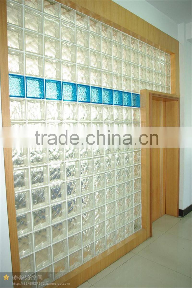 best prices 190x190x80mm Colored and Clear Glass Block Glass Brick