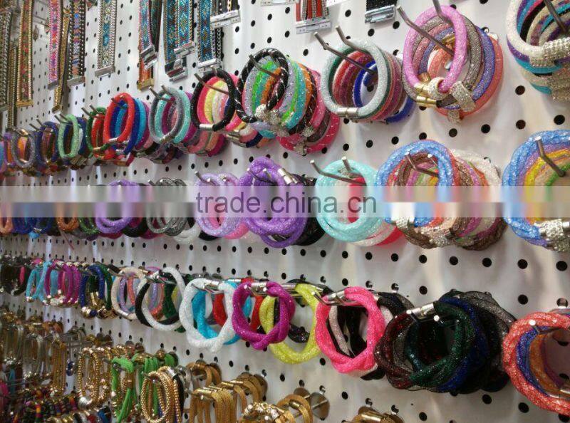 new fashion gold plated silver mesh bracelet stardust mesh bracelet