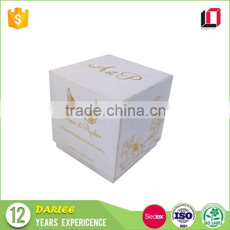 China suppliers wholesale square diwali decorative custom paper luxury candle box design with lids