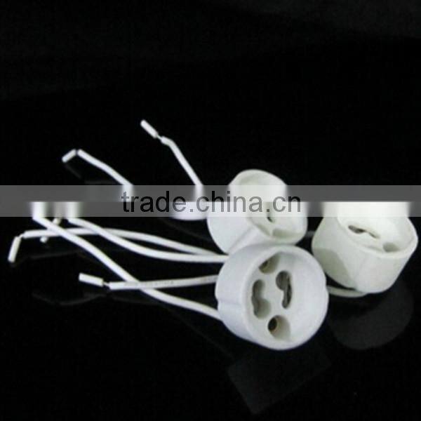ceramics external Gu10 lamp socket