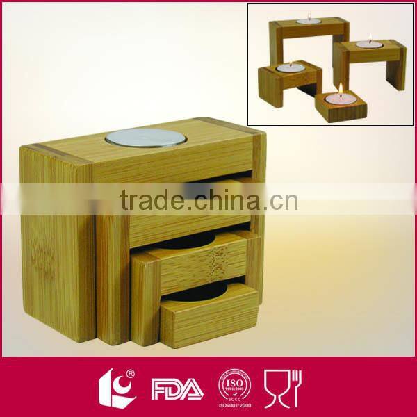 Competitive china candle holders price, wholesale bamboo candle holders