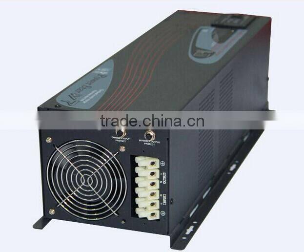 pure sine wave inverter with battery charger 1000watt to 6000watt 12volts 24volts 48volts