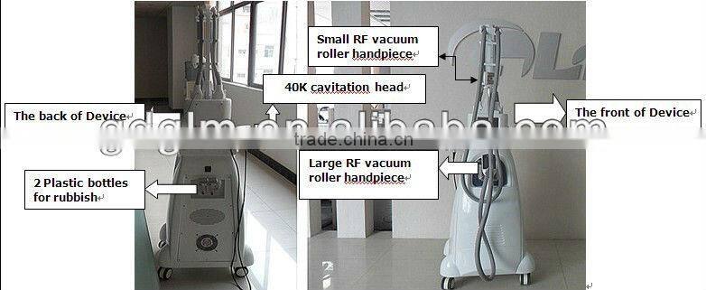 Best seller! photons vacuum massage ultrasound fat burning machine