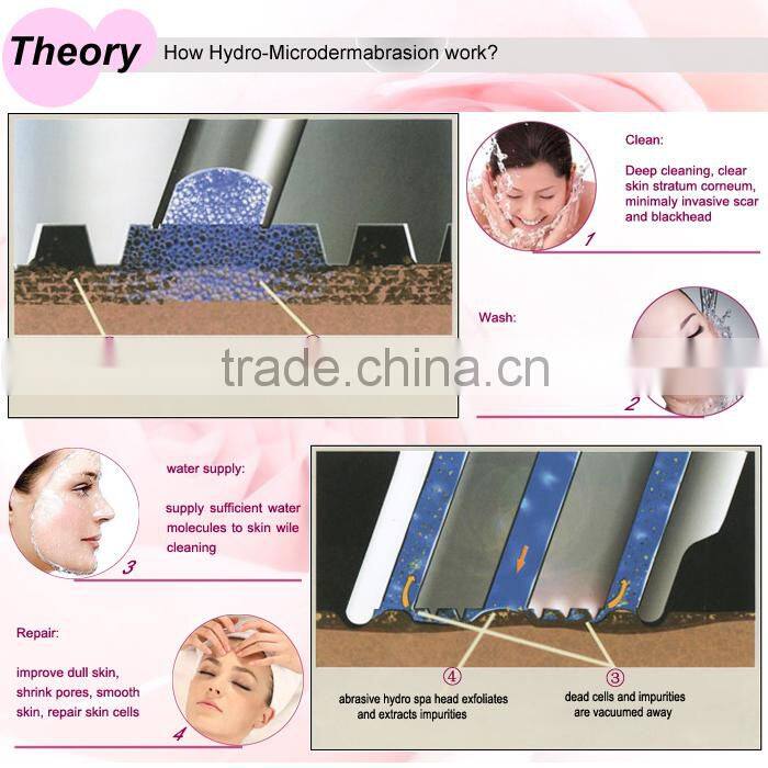 Skin treatment hydra dermabrasion oxygen jet peel facial Microdermabrasion Skin care beauty machine