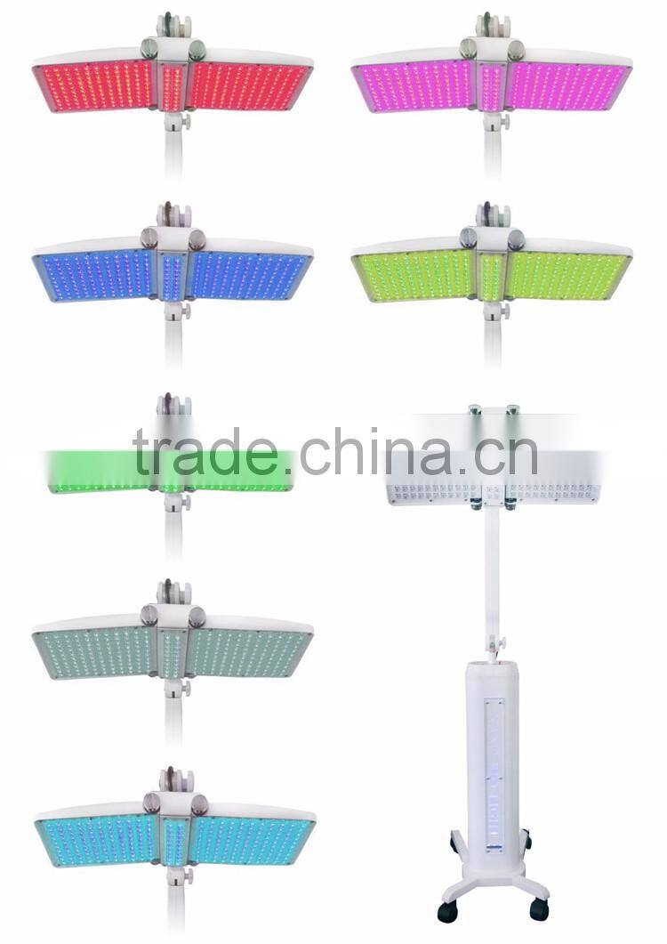 7 lights led pdt led infrared light facial machine PDT beauty salon machine