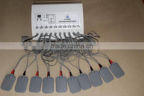 Professional fitness electrostimulation machine combining infrared slimming and electronic muscle stimulator