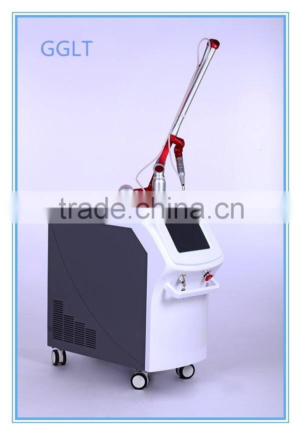 2016 china laser beauty equipment Q-switched nd yag laser tattoo removal 1320nm black doll for salon use