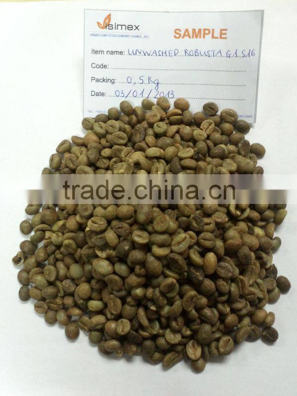 ROBUSTA GREEN COFFEE BEANS