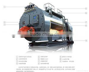 high quality automatic WNS oil burning steam boiler