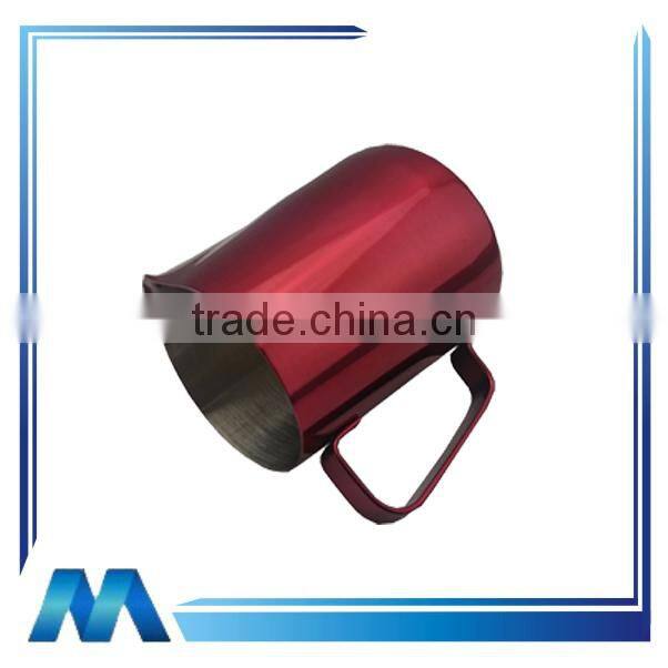 colorful stainless steel milk jug stainless steel milk ketlle stainless steel milk beaker