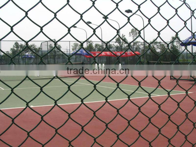 PVC coated chain link wire fence/best quality/manufacture